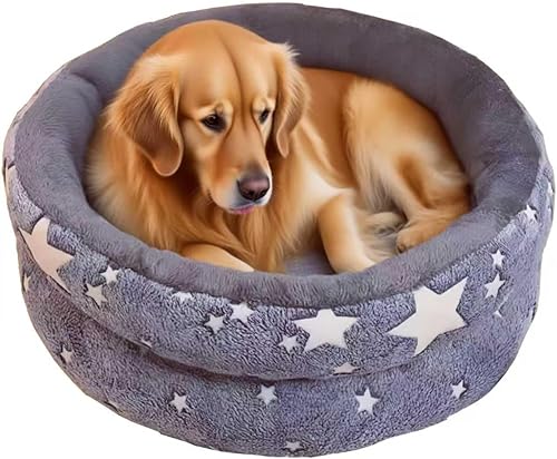 Miniatura 8 de Camas para perros pequeños, lindas camas para gatos de interior, camas calmantes para mascotas, cama ortopédica circular para cachorros con felpa