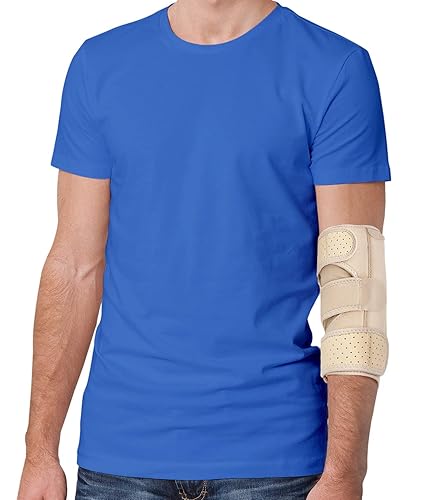 Codera para tendinitis de férula para codo, soporte de túnel cubital para dormir, soporte de codo de tenis con manga de compresión de brazo,