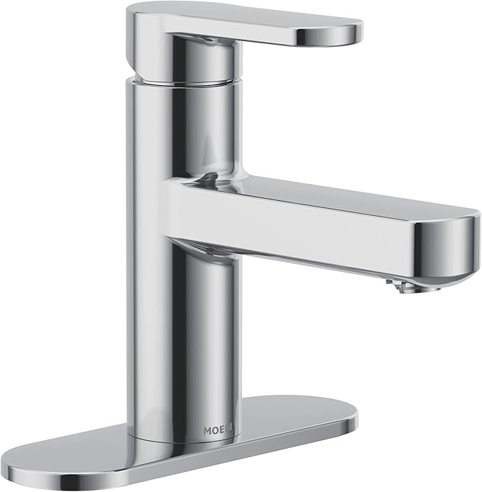 Moen 84014 Laris OneHandle Single Hole Modern Bathroom Sink Faucet
