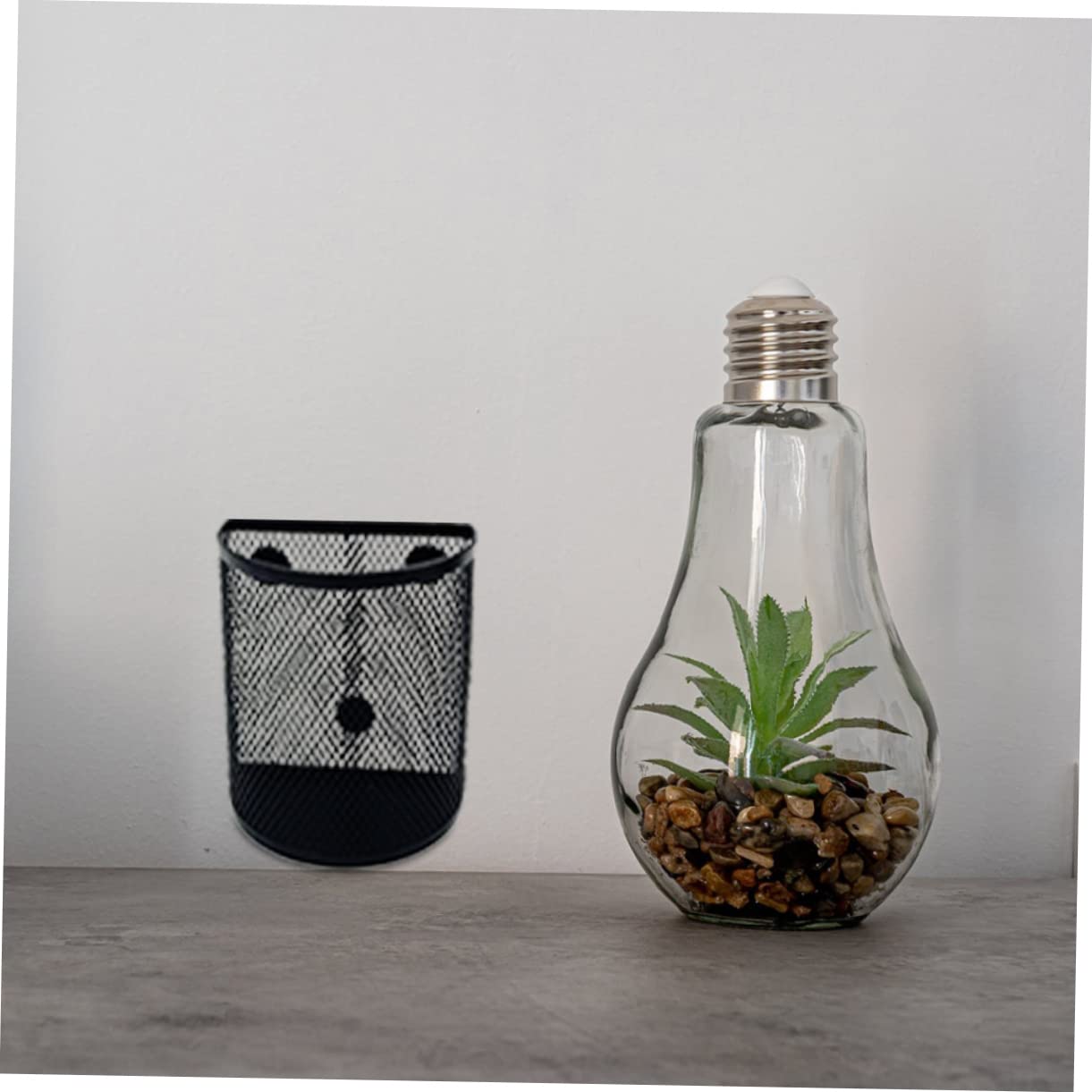 OSALADI 3 Set Portapenne Magnetici Semicircolari Metallo Organizer Penne Da Scrivania Per Frigorifero E Lavagna Contenitori Penne Resistenti E Pratici Per Ufficio E Casa 2 Pezzi*3