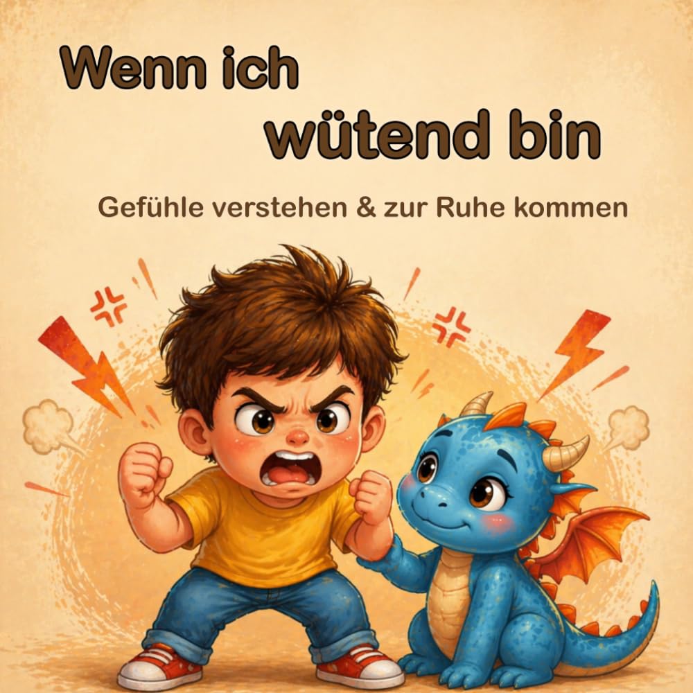 Wenn ich wütend bin: Malbuch für Kinder ab 3 Jahren – Wut verstehen, Gefühle lernen und zur Ruhe kommen (Leo & Sparky – Starke Gefühle)
