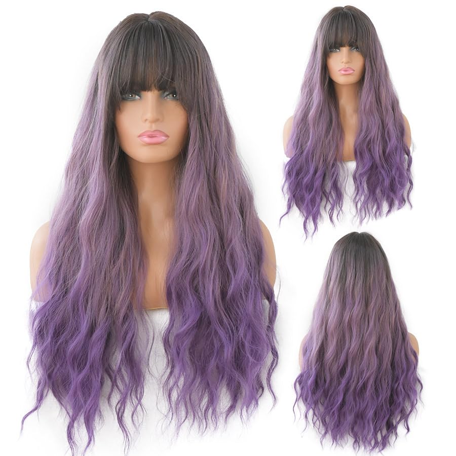 HARIJUKU  26” 3 color cosplay wig *NWT* Amazon.com : Pulcykp Harajuku Pink Brown Wig Long Two Colors  main image 4