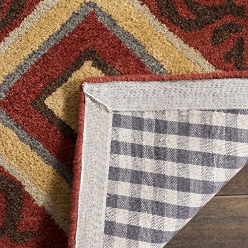 Tapete SAFAVIEH 4' x 6' Rojo / Multicolor miniatura 5
