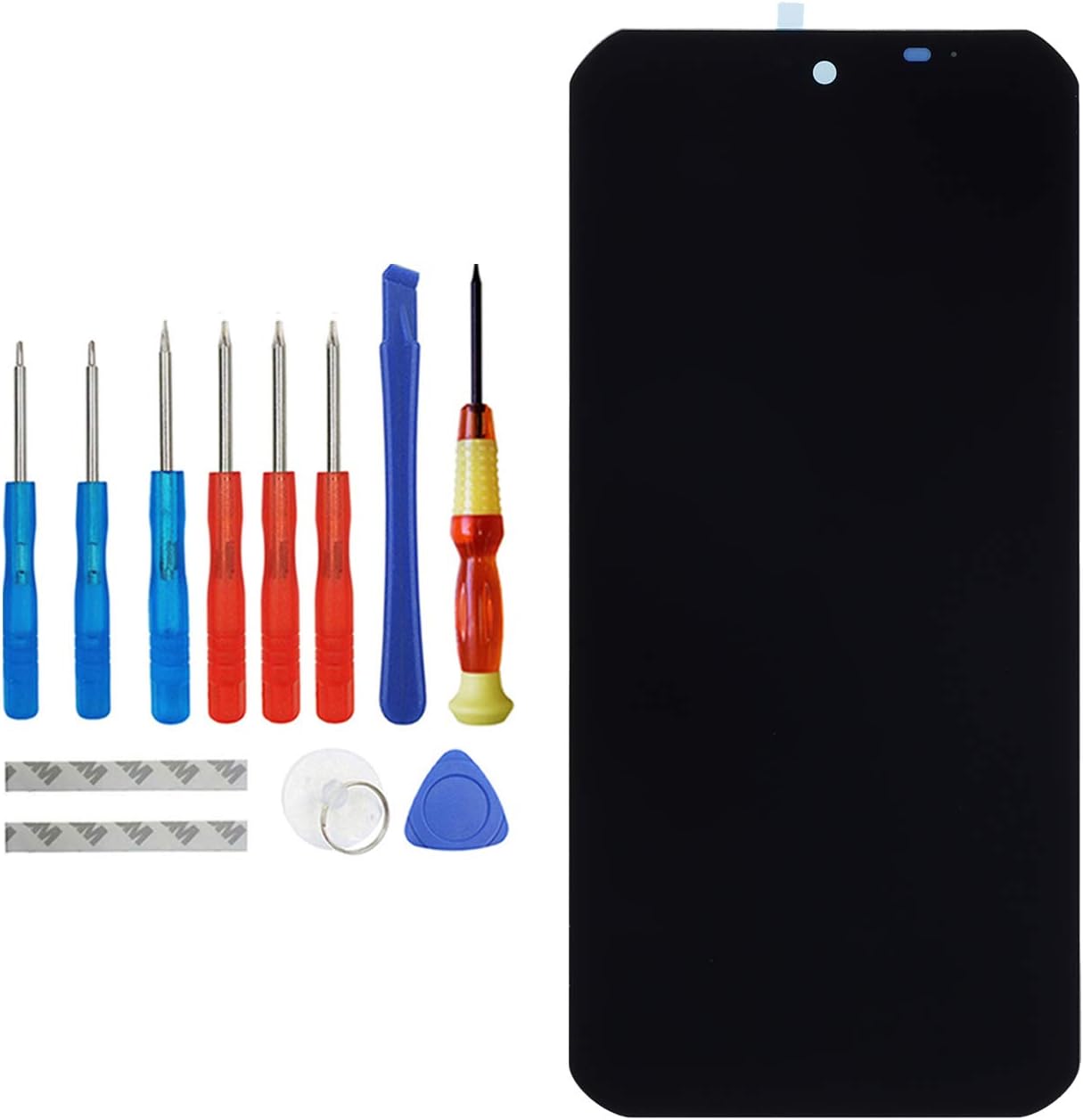 Vvsialeek AMOLED Display Compatible with Dooee S88 Pro Part LCD Touch Screen with Tool Kit