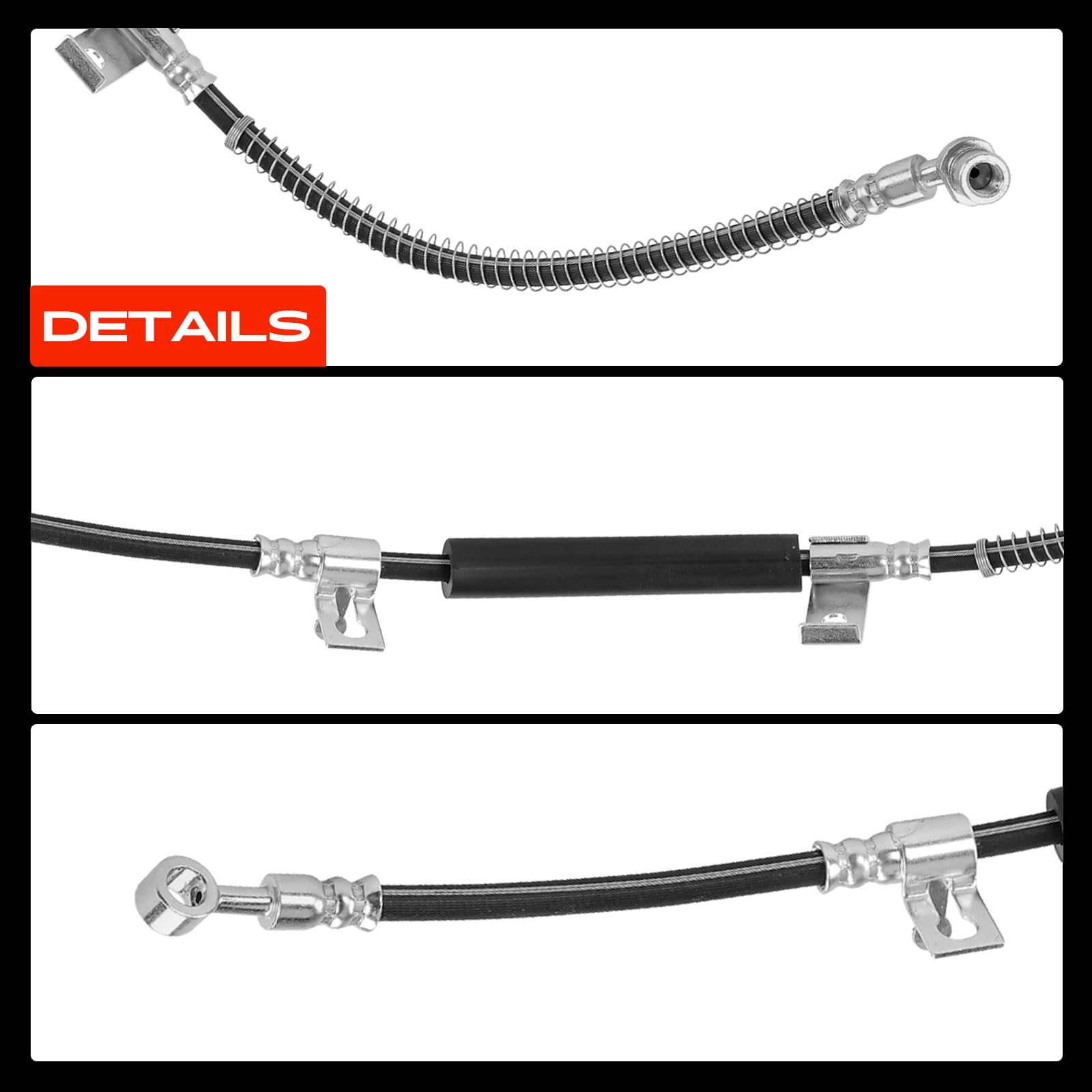 Frankberg 2 mangueras de freno delanteras izquierda y derecha 587323E200 | Compatible con: Sorento I JC