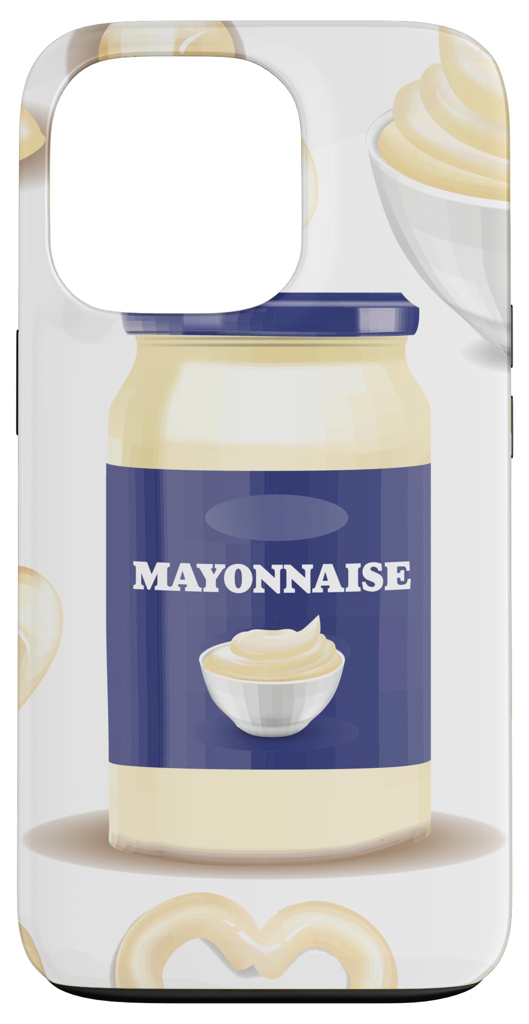 iPhone 13 Pro マヨネーズ マヨネーズ 薬味 クリーミー スプレッドソース 面白 ノベルティ スマホケース