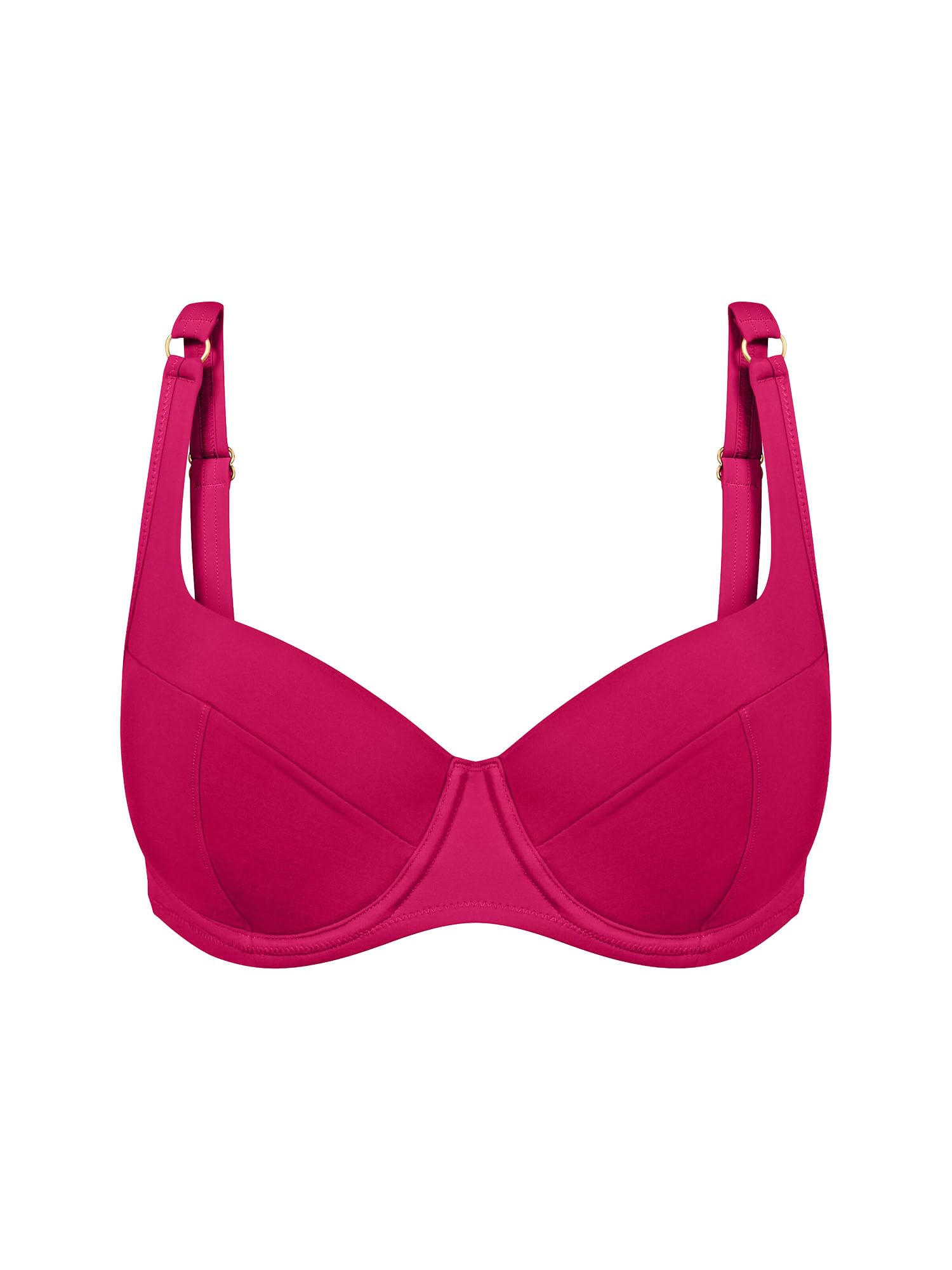 Triumph Women's Summer Twist Wp 02 Bikini top, Berry, 18