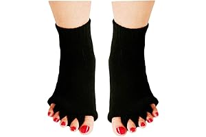 Women Toe Separator Socks: Elevate Alignment, Soothe Pain