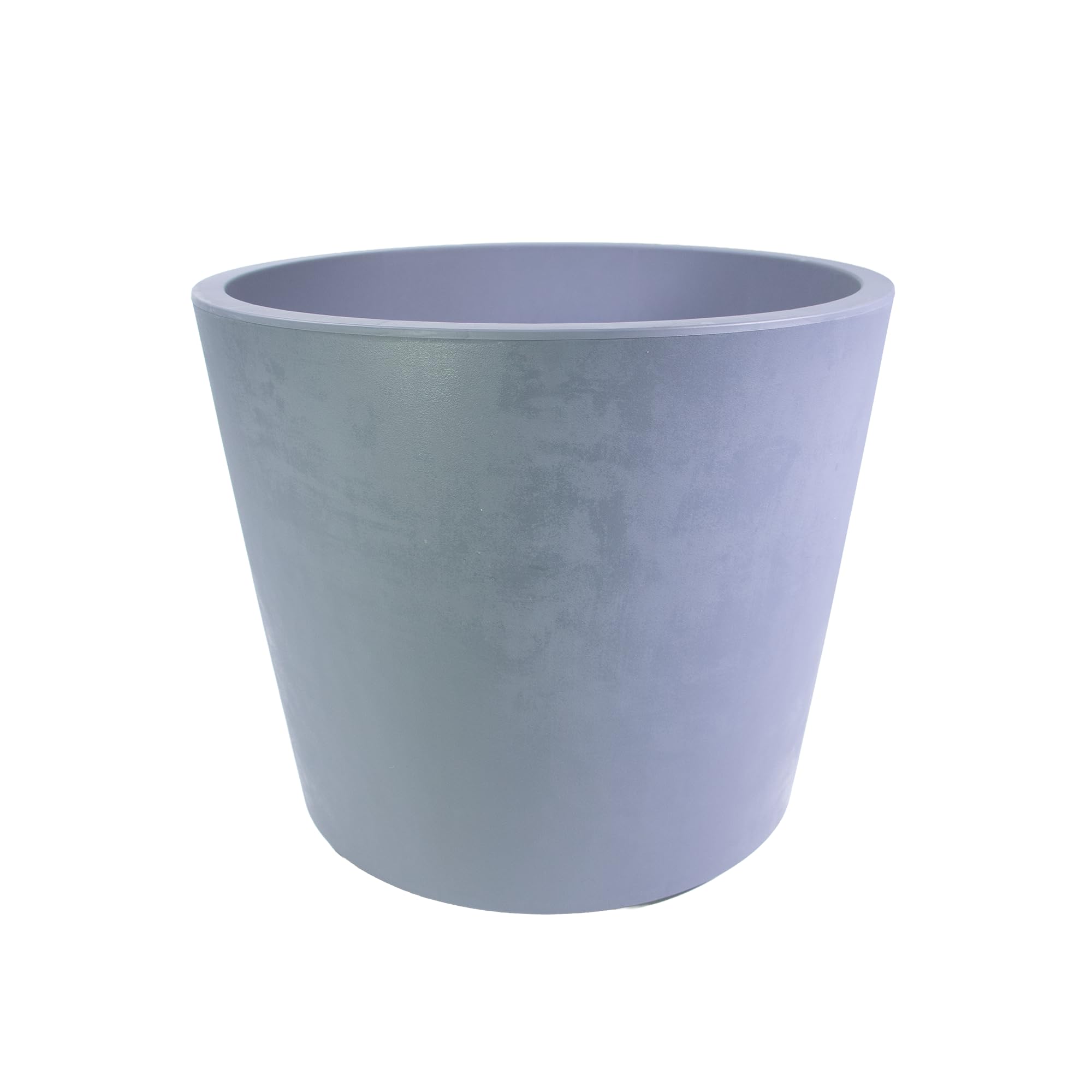 mgc24 Millennium Pflanztopf mit Rollen Ø 59 x 49,5 cm, Aschgrau | Mit Wasserspeicher | großer runder Pflanzkübel für Garten, Terrasse & Balkon | wetterfest & UV-beständig
