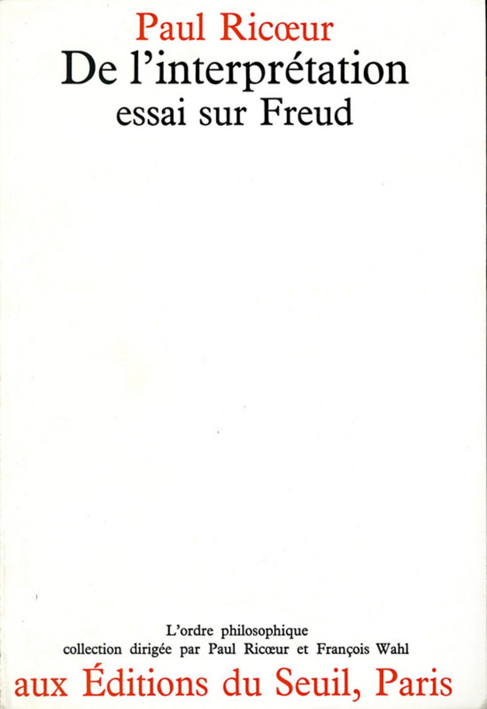 Buy De l'interprÃƒ©tation (French Edition) — BookShops.in