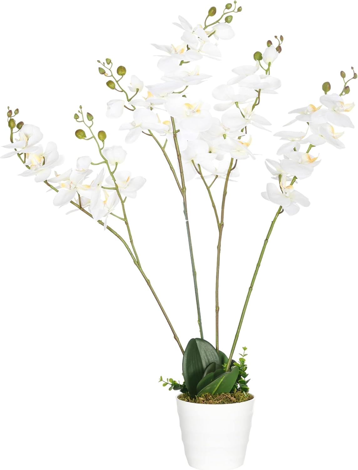 Artificial Flowers Orchid Plant in Pot 75 cm, Fake Orchid