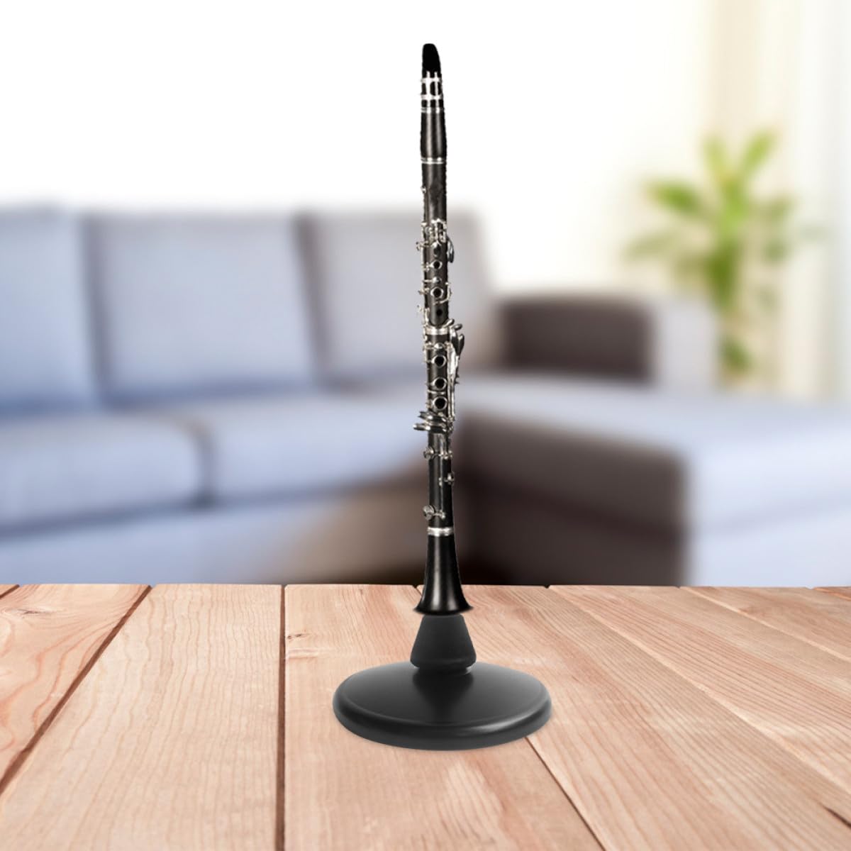 Zerodeko Supporto per Flauto e Clarinetto in Ferro Robusto Porta Flauto Portatile Design Stabile e Bordi Arrotondati Accessorio Pratico per Musicisti e Negozi di Strumenti Musicali