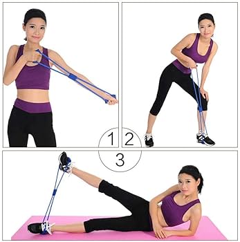 Exercise Bands For Women Wytino 8-Shaped Fitness Pull Rope