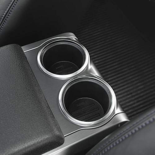 Miniatura 3 de Soporte para tazas de consola central para Ford F150 2009-2014 con soporte de taza de consola de flujo a través del inserto de repuesto para F150