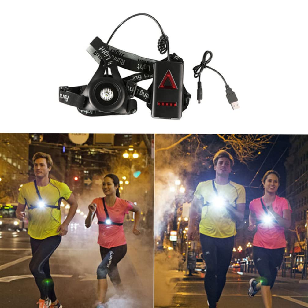Totority Led Running Light Chest Lamp Waterproof Running Safety Lamp for Runners