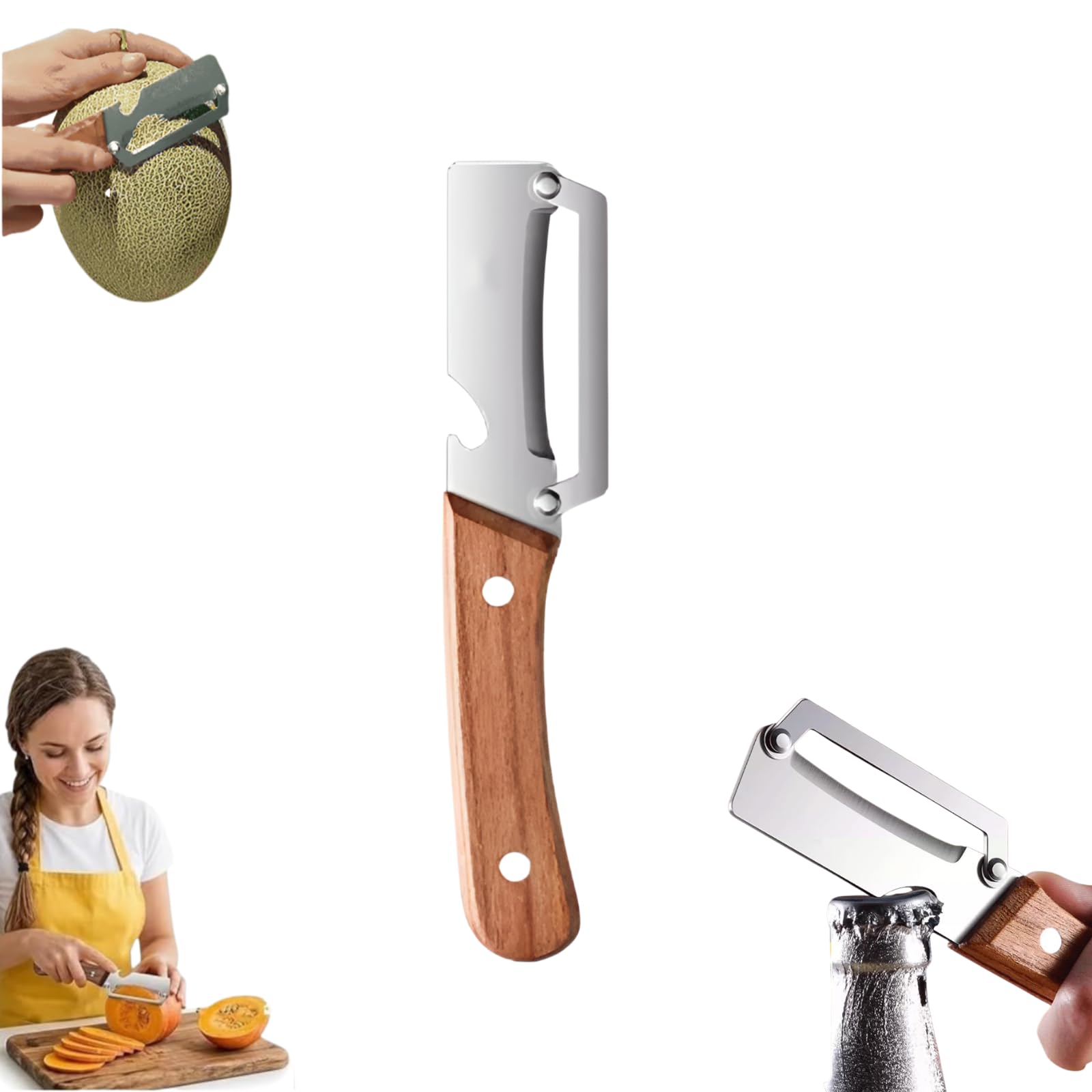 Amazon | 多機能大型ステンレスピーラー 野菜 ピーラー 縦型 【プロ
