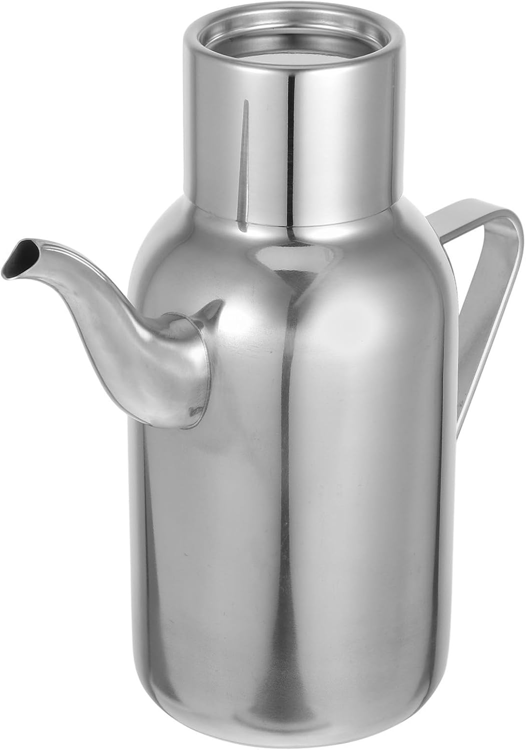 OSALADI Ml Stainless Steel Oil Dispenser Bottle with Lid and Handle