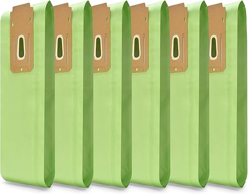 Bolsas de repuesto para aspiradora Oreck Type CC, aptas para todas las aspiradoras verticales Oreck XL, color verde, paquete de 6