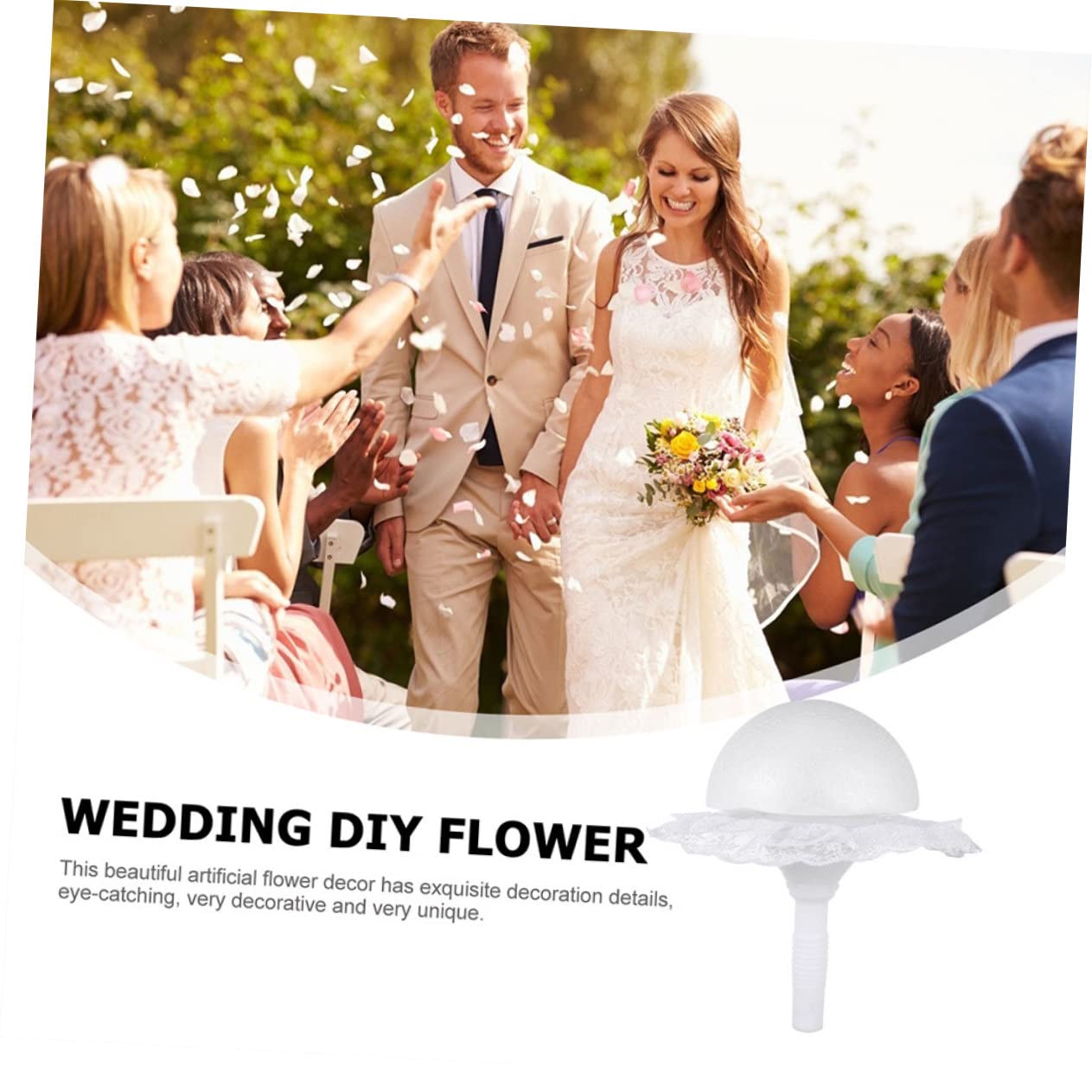 SHINEOFI 3 Juegos De Soportes De Espuma Para Ramos De Boda Flores Artificiales Decoraciones DIY Suministros De Floristería Suministros Para Arreglos Plástico