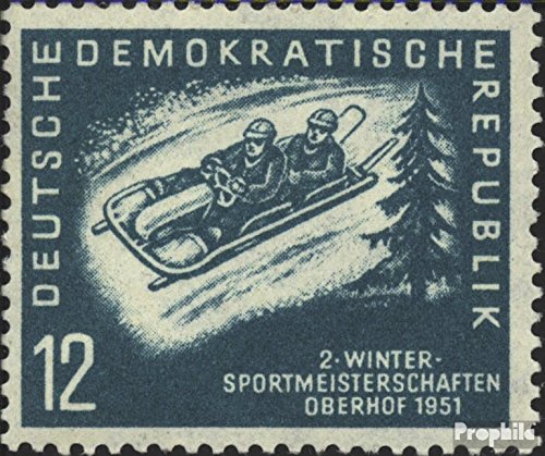 DDR Briefmarke Nr. 280 – Wintersportmeisterschaften 1951, Postfrisch MNH, Sammlerstück Von PROPHILA