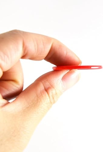 Miniatura 7 de Smartdealspro 100pcs 32mm1.26 Inch Opaque Plastic Learning Counters Disks Mini Poker Chips Game Tokens with Storage Box