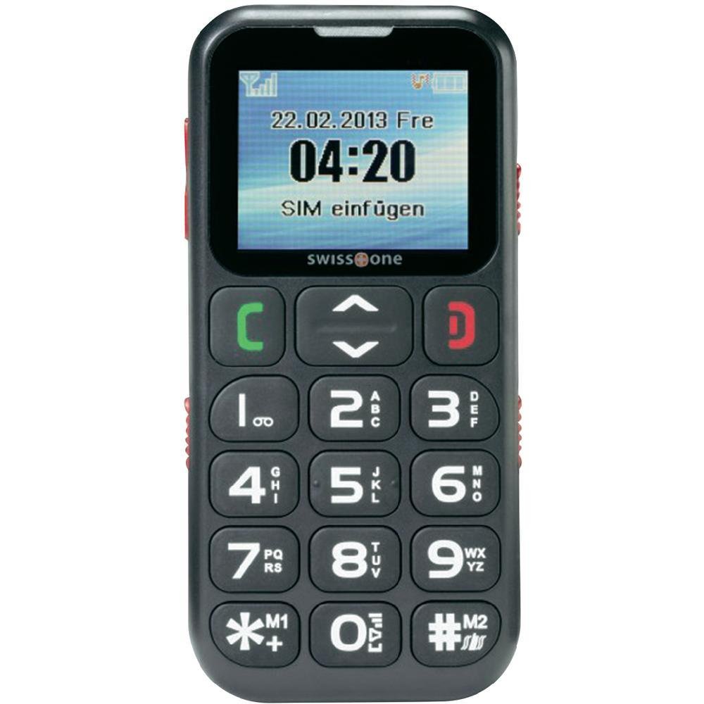 Swisstone BBM 420 Seniorenhandy mit Notruftaste schwarz