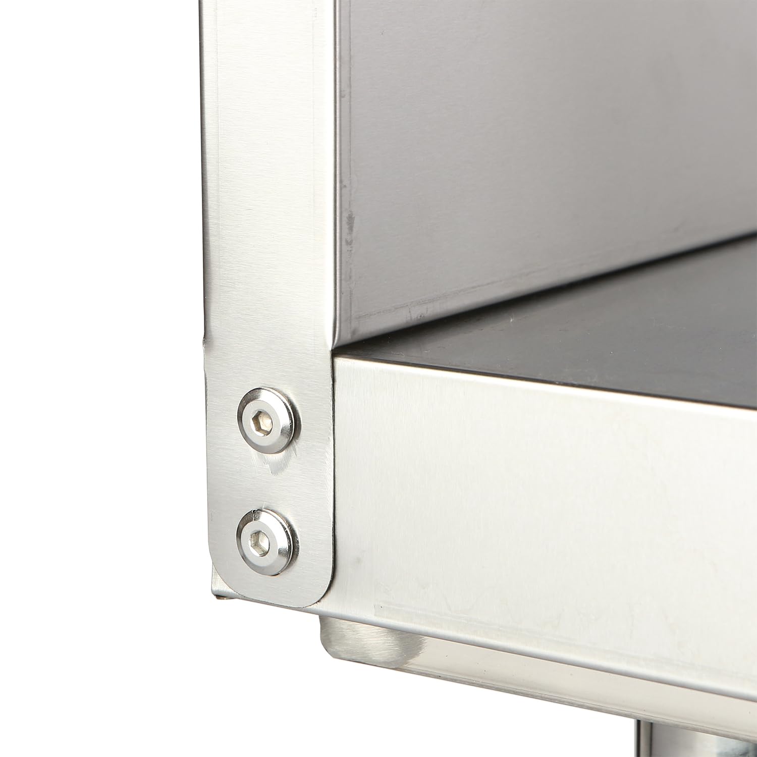 Tavolo Da Lavoro In Acciaio Inox 150x85x60 Cm - Con Alzata E Portata 140 Kg