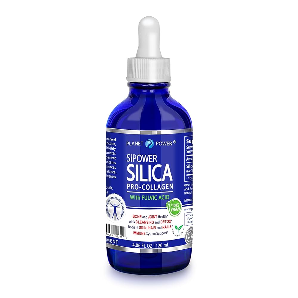 Amazon.com: SiPower Silica Vegan Collagen, Supplement Drops