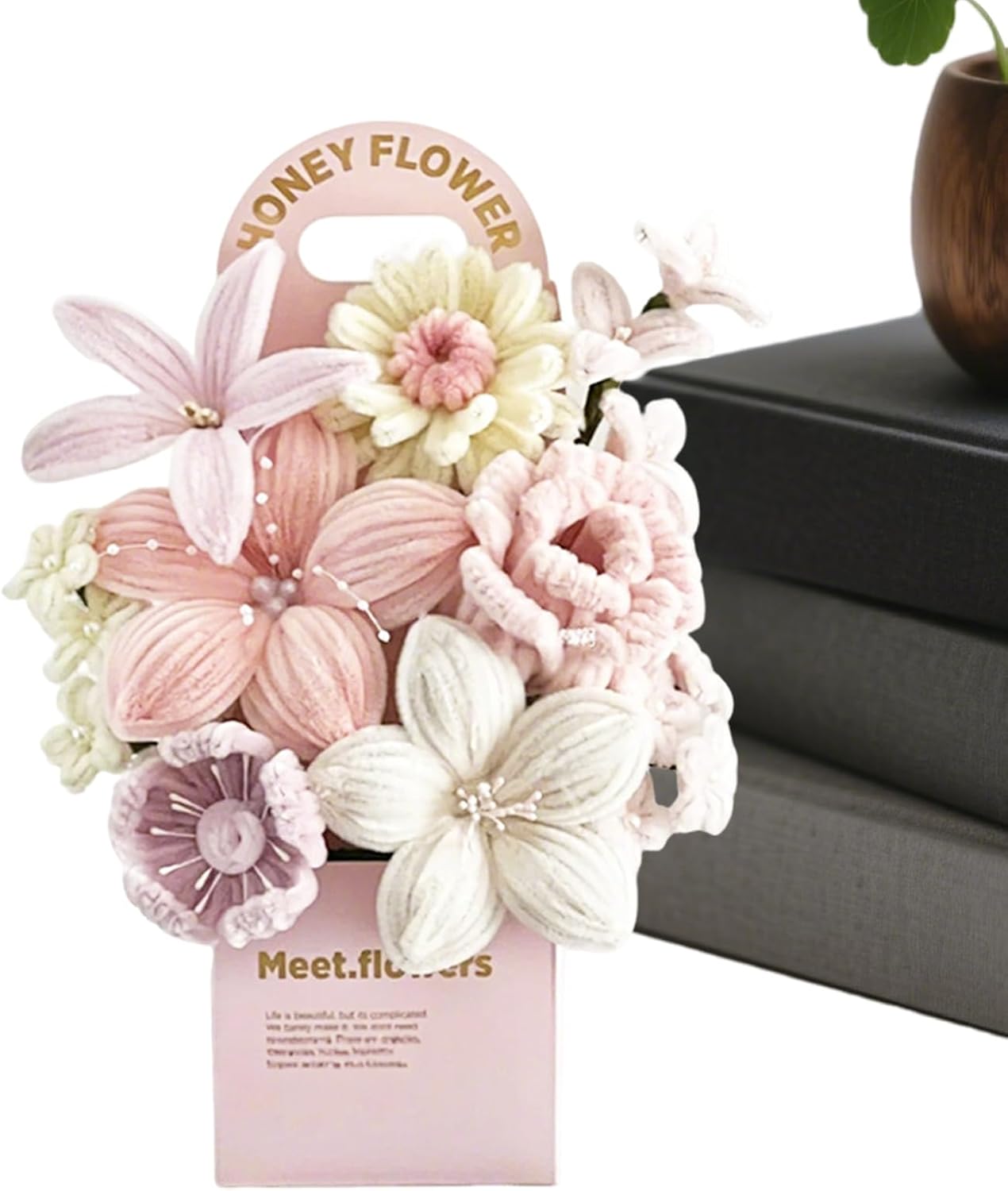 Générique DIY Folding Flower Stems Kit | DIY | DIY Flower Activity - for Bouquet, Mother's Day DIY, Art Project, School, Home