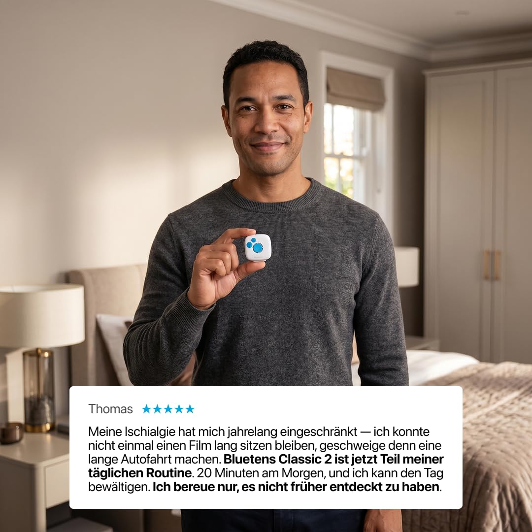 Bluetens Classic 2 Digital TENS/EMS Gerät, Elektrostimulationsgerät, Schmerztherapie, Muskelentspannung, Massage