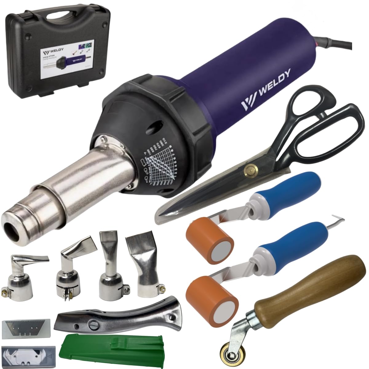 WELDY HT1600 Heißluftpistole Dach Heizung Schweißpistole TPO PVC Dach Schweißen Heizung Pistole Heißluft Pistole Schweißen