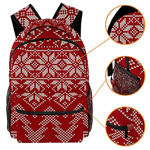 Sac à dos de Noël à grille multicolore idéal pour vos sorties urbaines - 3