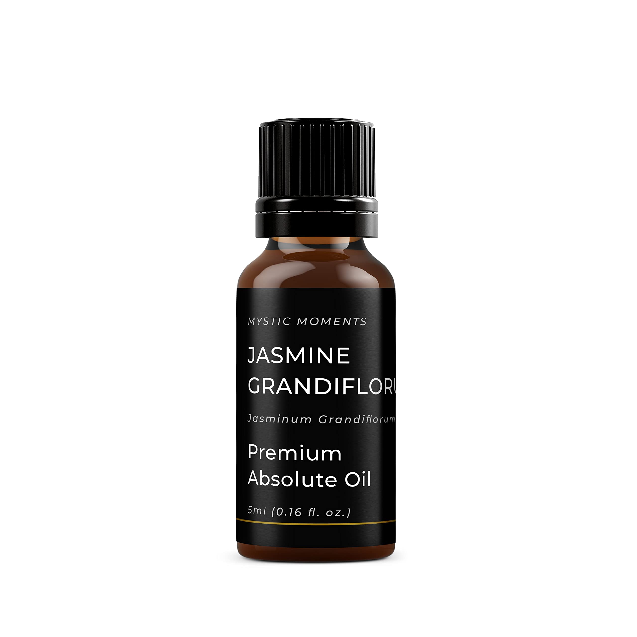 Mystic Moments | Huile absolue jasmin grandiflorum | 5ml | Jasminum grandiflorum, absolue au parfum floral intense, pour la parfumerie et les mélanges personnalisés.