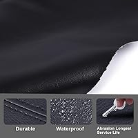 Vista 6 de G-PLUS Funda de asiento compatible con Honda Fourtrax 300 1988-2000, funda de asiento negra