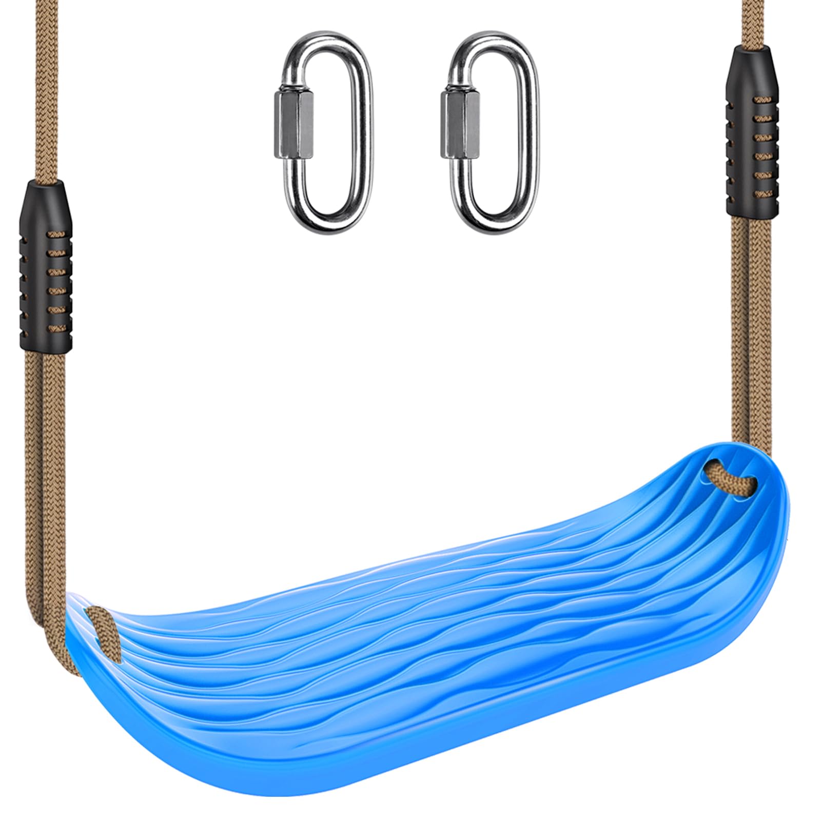 BeneLabe 2pcs Balancoire Extérieur, Siège Balançoire Arbre Interieur Plastique Souple Bebe Balancoire Réglable Corde 130-200cm Mousqueton 1-3Ans Bébé/Enfant/Adulte/Adolescent Éléphant Ble Fleur/272kg BeneLabe 2pcs Balancoire Extérieur, Siège Balançoire Arbre Interieur Plastique Souple Bebe Balancoire Réglable Corde 130-200cm Mousqueton 1-3Ans Bébé/Enfant/Adulte/Adolescent Éléphant Ble Fleur/272kg
