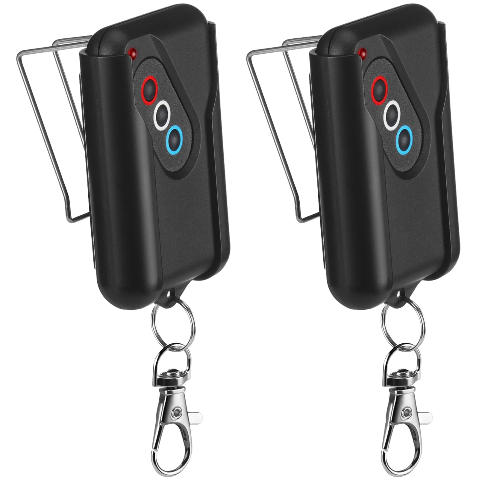 Kingdder 2 Pcs Garage Door Remote Compatible with Guardian 2211-l 3 Button Garage Door Remote Transmitter 303mhz/390mhz Gate Opener with Keychain and