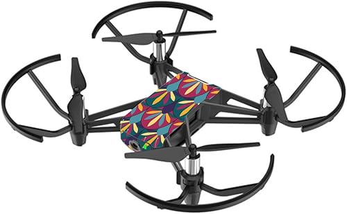 MightySkins Skin compatible con DJI Ryze Tello Drone - Bold Tile | Funda protectora de vinilo duradera y única | Fácil de aplicar, quitar y cambiar
