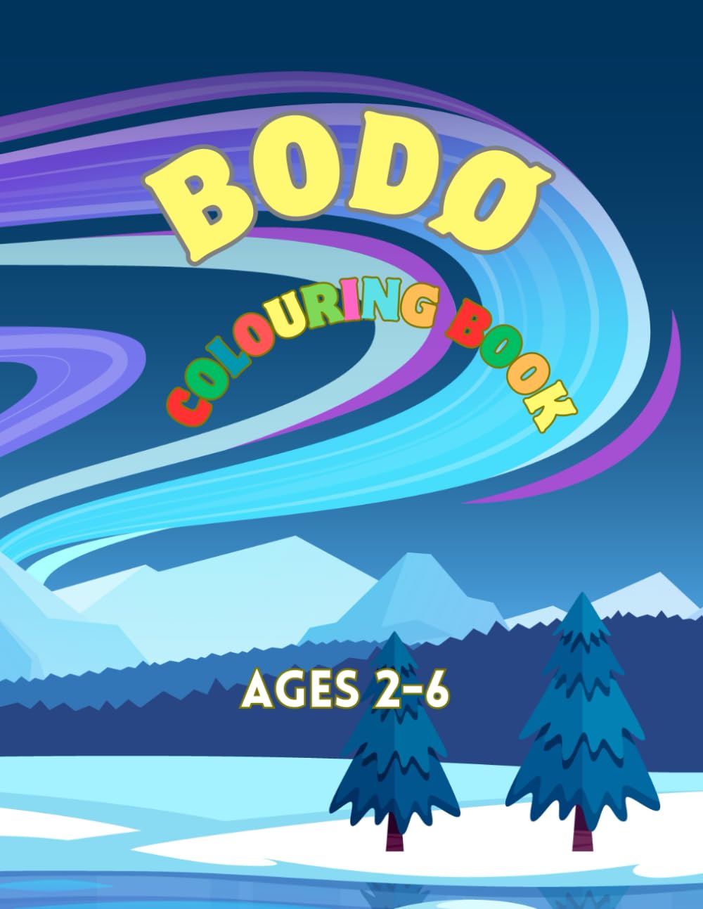 Bodø: Coloring book 2-6 years (Northern Norway)