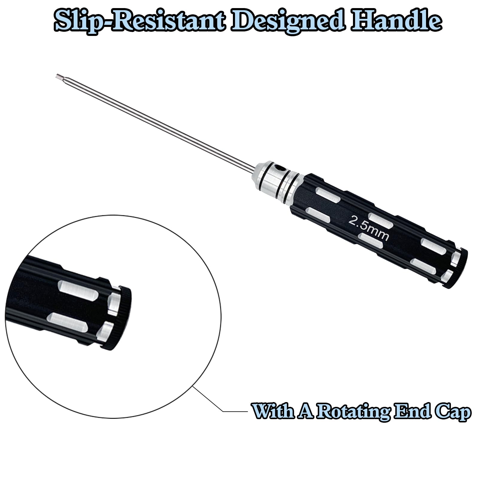 Zestaw narzędzi RC, śrubokręt sześciokątny, zestaw wkrętaków RC 1,5 mm, 2,0 mm, 2,5 mm, 3,0 mm, narzędzia naprawcze do samochodów RC, łodzi, drona, helikoptera (czerwony)