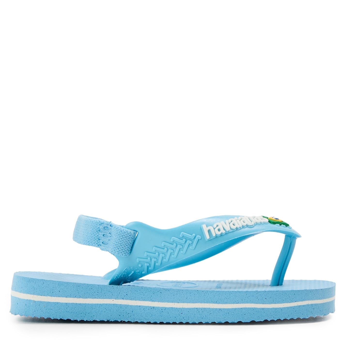 Havaianas Brasil Logo Flip Flops Men White/Marine Flip Flops Shoes