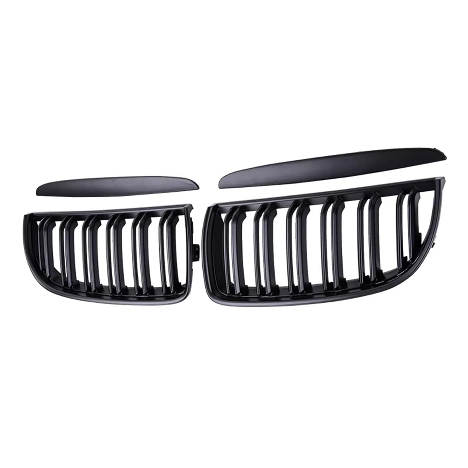 Parrilla delantera negra brillante para BMW Serie 3 E90 8
