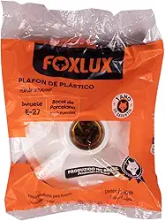 Foxlux Plafon De Plástico Bocal De Porcelana E-27