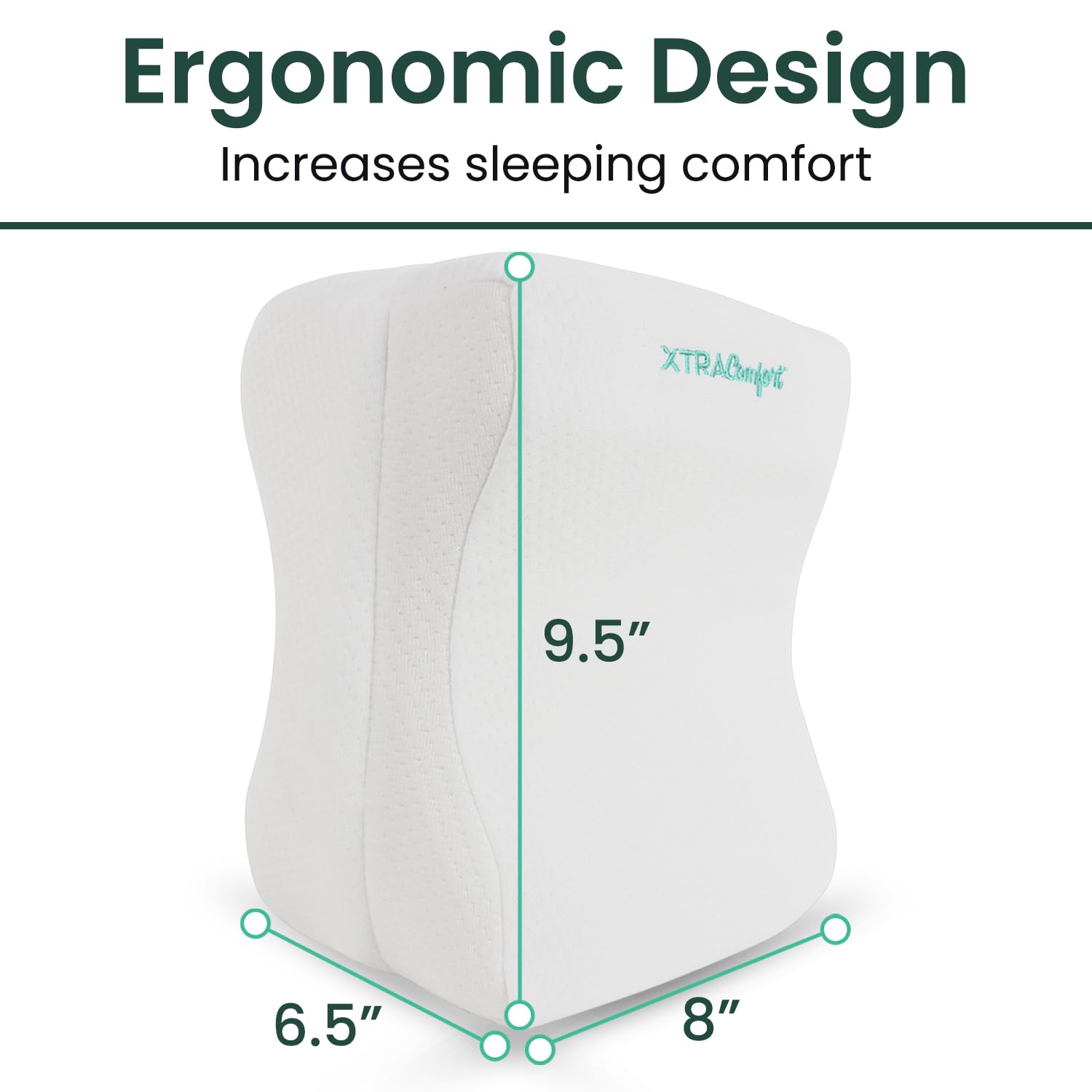 Memory Foam Kniekissen Orthepedic Ischias Rücken, Unterbein, Hüfte und Gelenkunterstützung Für Seitenschläfer Schwangerschaft Und Mutterschaft Nackenrolle Keilkissen Für Und Wirbelsäule Ausrichtung