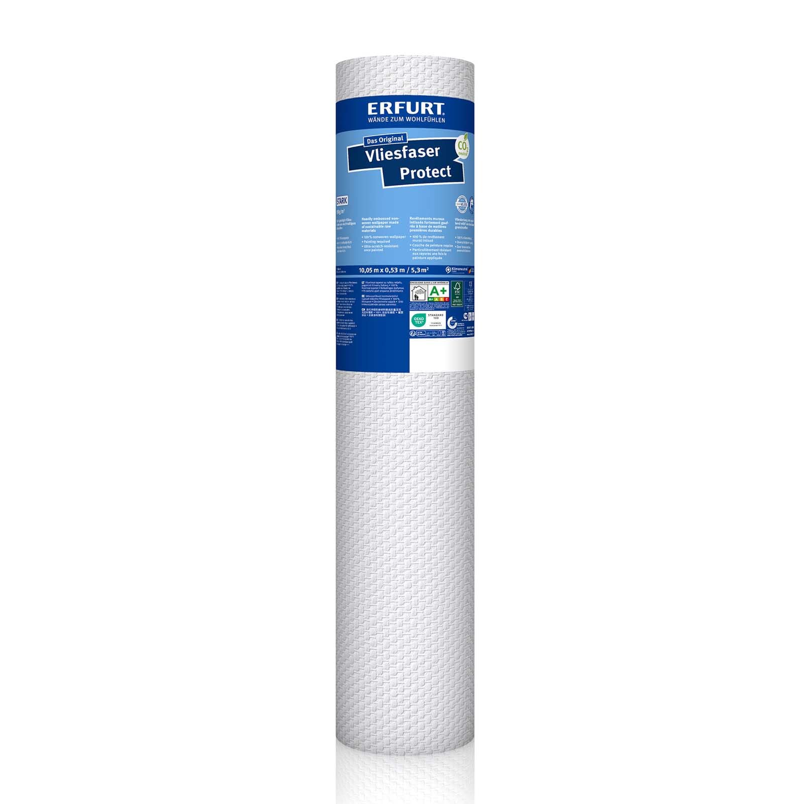 Erfurt Vliesfaser Protect 211 Vliestapete 10.05X0.53 Strukturtapete 6 Rollen 1004319