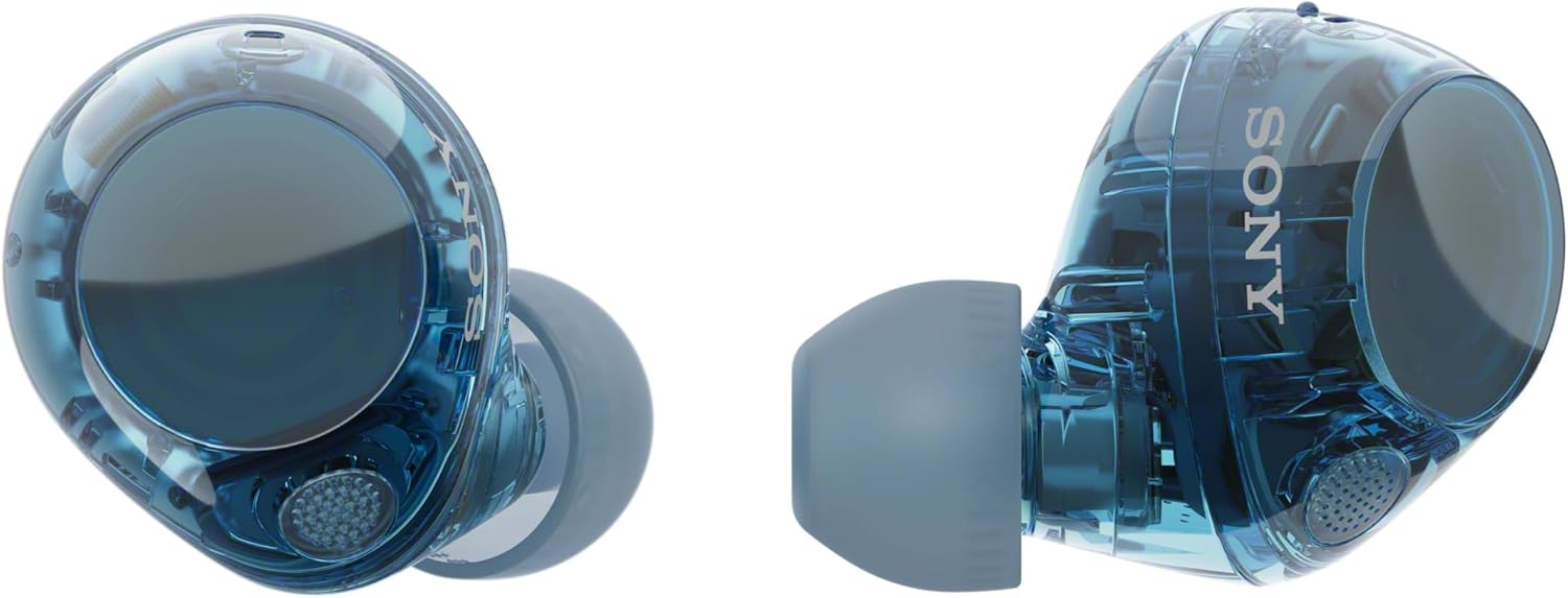 Sony WF-C710N auricolari Truly Wireless con Noise Cancelling, qualità delle chiamate,connessione multipoint,IPX4, fino a 40 ore di autonomia, compatibili con iOS e Android, Glass Blue (nuovo modello)