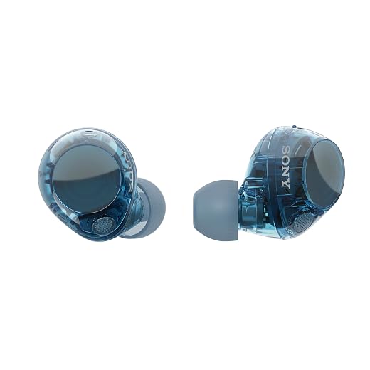 Sony wf-c710n auricolari truly wireless con noise cancelling, qualità delle chiamate,connessione multipoint,ipx4, fino a 40 ore di autonomia, compatibili con ios e android, glass blue (nuovo modello)