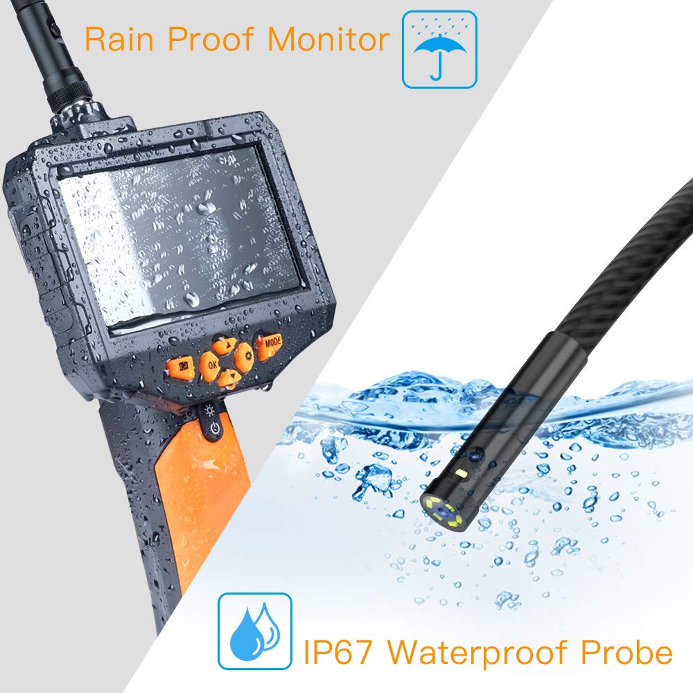 5inch IPS Dual Lens Industrial Endoscope Camera, Kuwait Ubuy