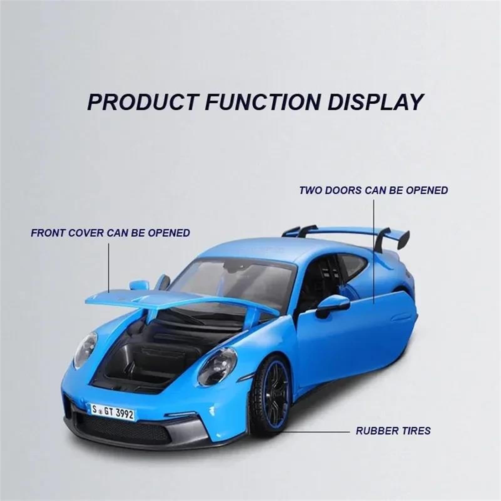 Amazon | ダイキャストカー 1:18 ポルシェ 911 Gt3 2022 ダイ