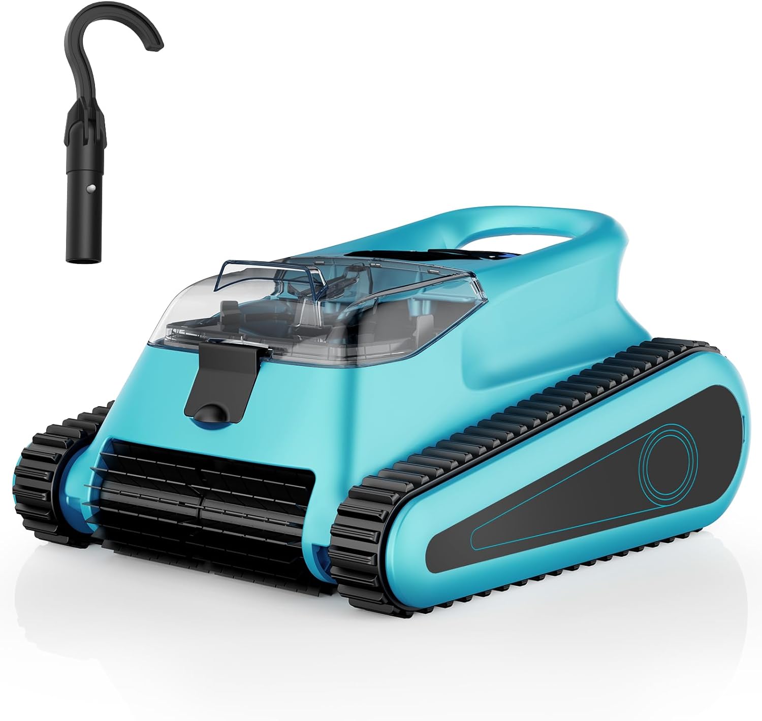 Nextrend Pool Vacuum for inground Pools: Robotic Pool Cleaner Lasts 150 Mins Wall Climbing 180W Powerful Suction LED Indicator Self-Parking for Above Ground & Inground Pools Up to 2,050 sq. ft.