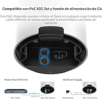 Vista 6 de TP-Link Deco Outdoor Mesh WiFi (X50-Outdoor) - AX3000 Dual Band WiFi 6 Mesh, puertos Gigabit duales, resistente a la intemperie, funciona con malla